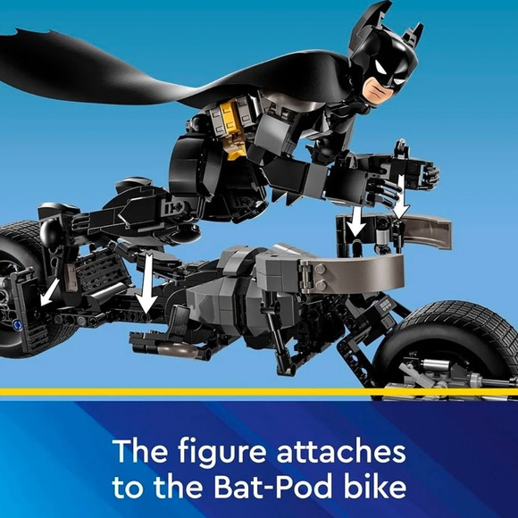 🆕Kids | Lego Batman Figure & Bat Pod Bike - Picture 6 of 14